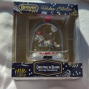 2025 Breyer Christmas in Bloom Stirrup Ornament